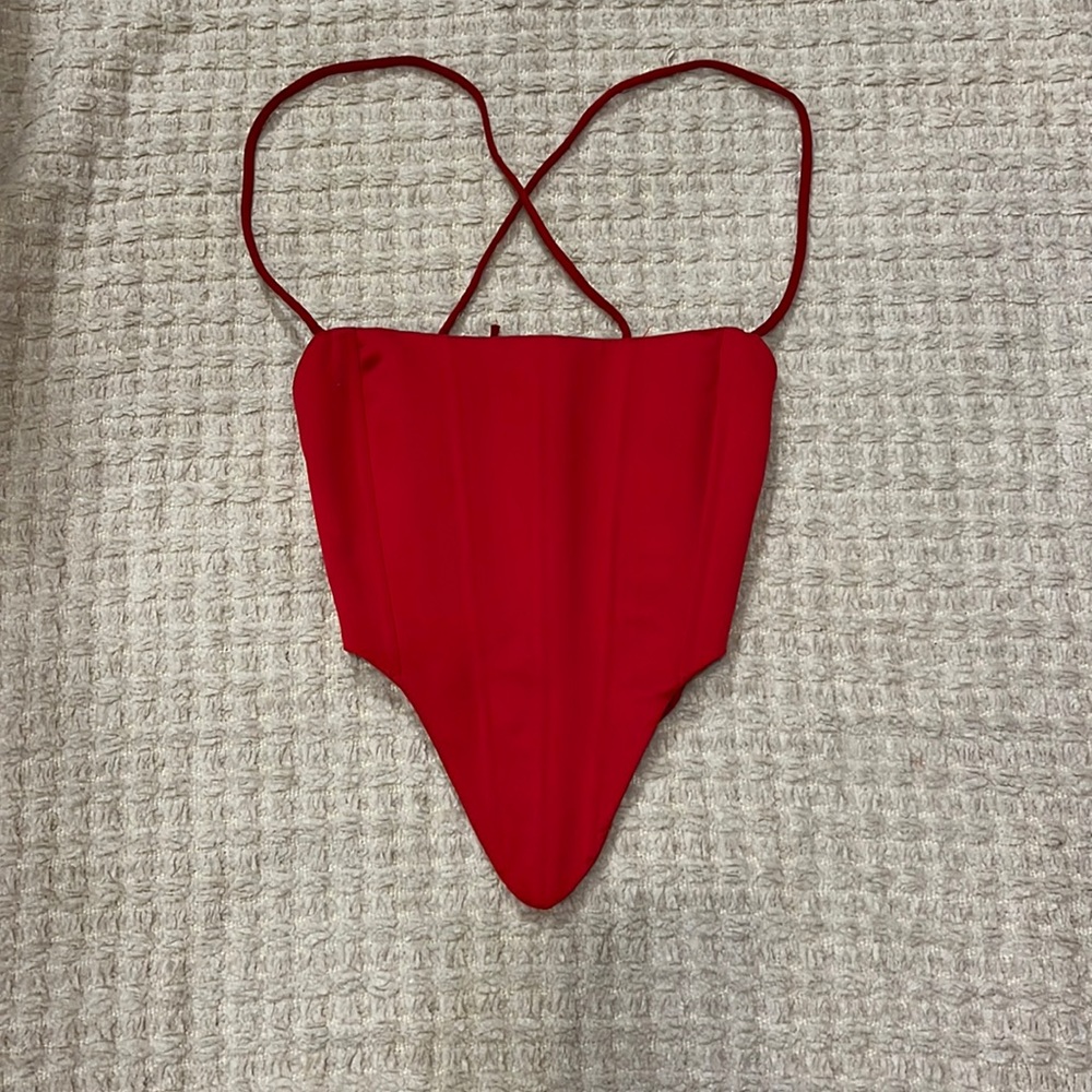 Elegant Red Women's Top